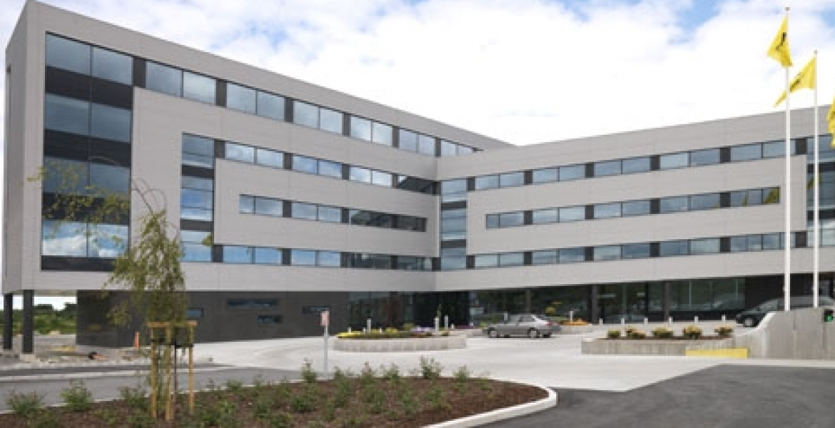 Welltec fasadeplater levert av Alunor Metall AS